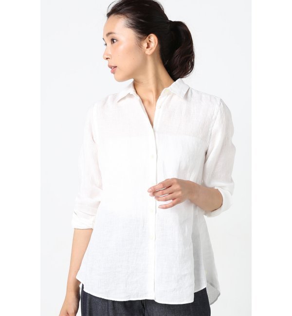 ◇リネン製品染め2WAY シャツ