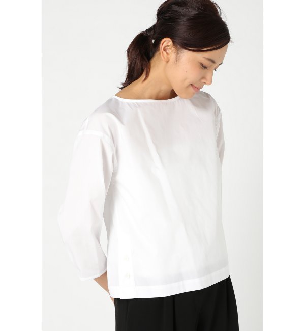 【アイボリー コート/ivory court】 ブロードTEEブラウス [送料無料]
