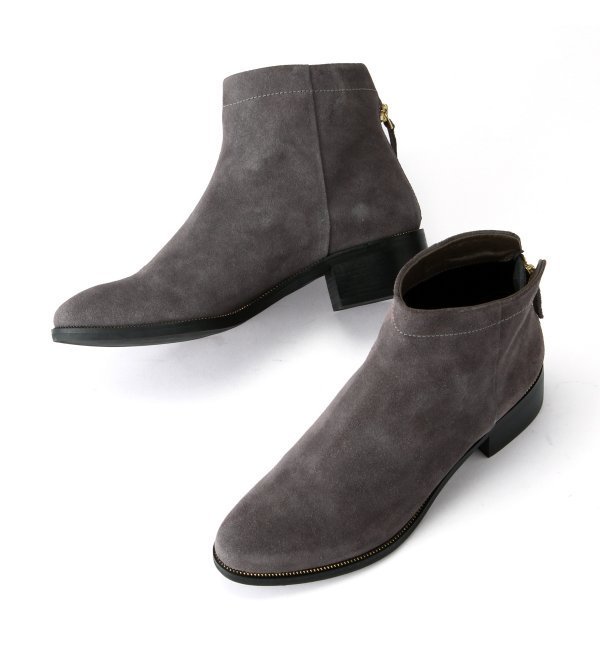 ◆Le Talon GRISE ◆3.5CMレザーバックファスナーショート