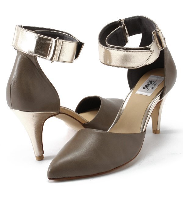 ◆Le Talon GRISE ◆ 8CMフトストラップセパレートパンプス