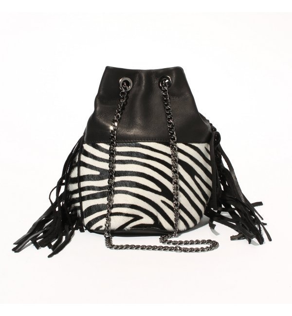 ゼブラフリンジ ミニBAG
