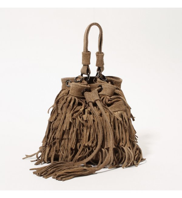 スエードフリンジバッグ