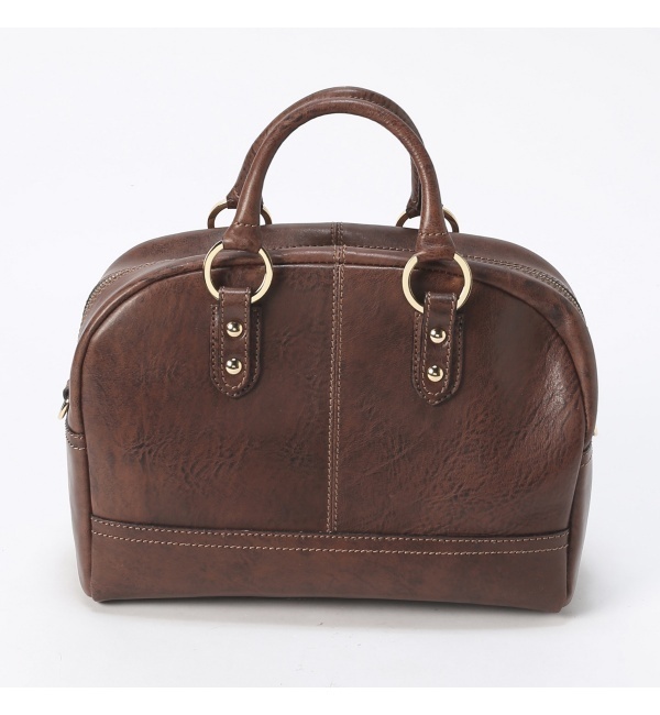 【ルタロン/Le Talon】 I PONTI シュリンクレザーボストン [送料無料]