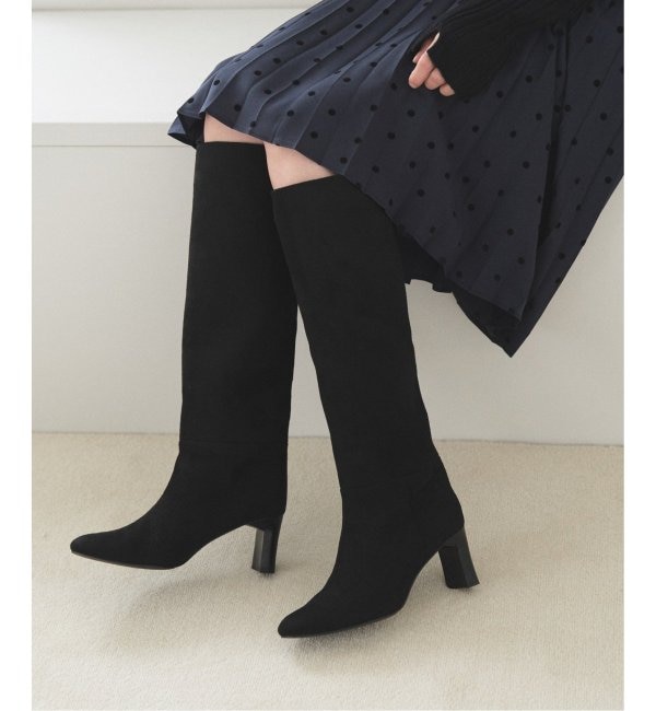 【ル タロン/LE TALON】 TAEKO HIGASHIHARA×GRISE 6.5cmストレートロングブーツ