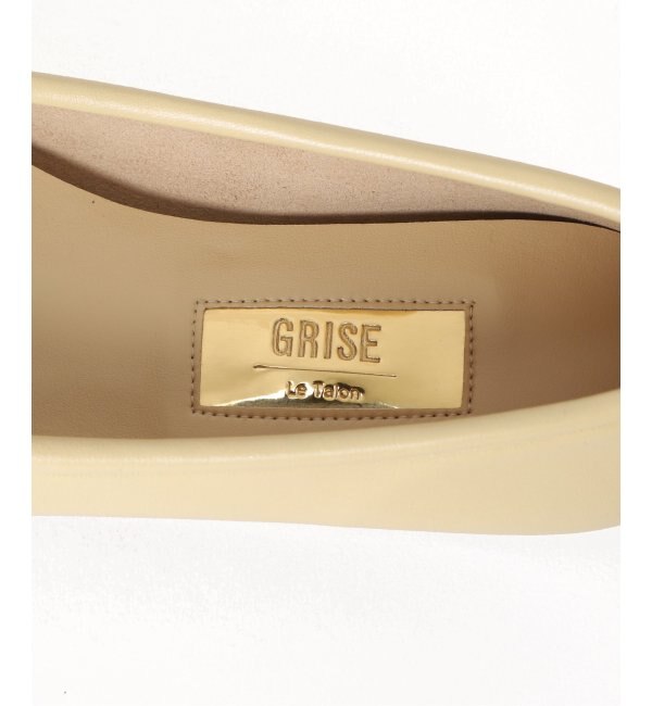 国内正規総代理店アイテム】 GRISE GRISE レザースクエアプリーツ