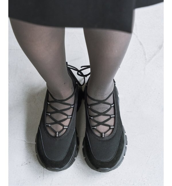 予約》GRISE EMBROIDERY レースアップ（フラットシューズ）｜LE TALON（ル タロン）の通販｜BAYCREW'S STORE