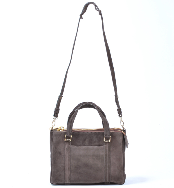 【VIA REPUBBLICA】LB/スウェード2ジップBAG(小)