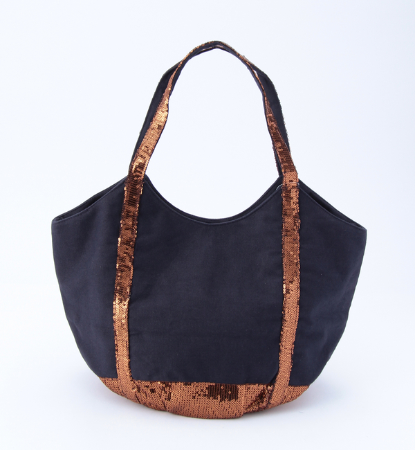 NU/スパンコールラウンドトート