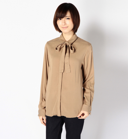 【ナノ・ユニバース/nano・universe】 リボンタイシャツ [送料無料]