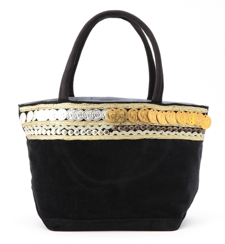 【ナノ・ユニバース/nano・universe】 エスニックラメテープコーデュロイトート [送料無料]