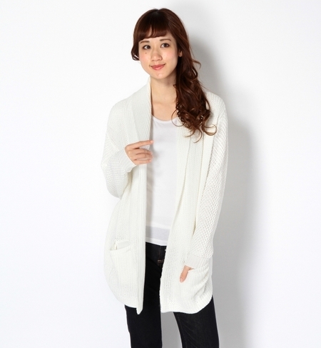 6-threadアゼショールカーディガン