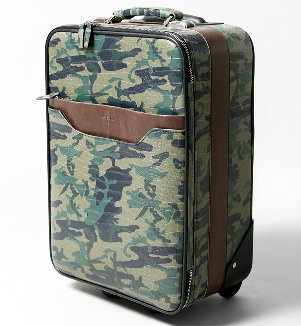CAMOクロコ型押しキャリーケース