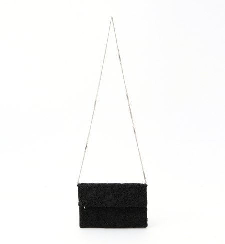 FO flowerビーズクラッチ