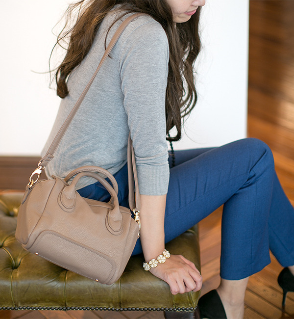 Fレザー2Wayミニボストン