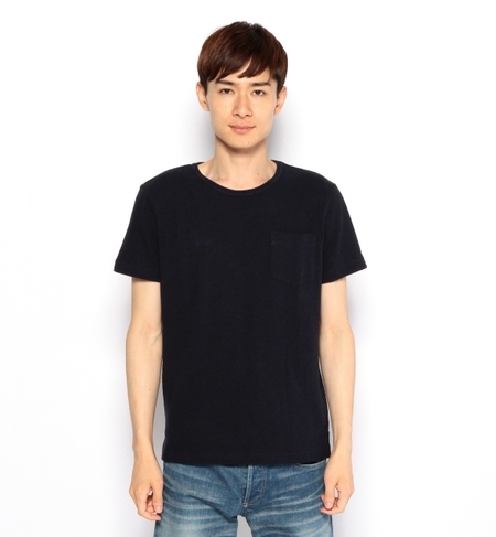梨地編みカットTシャツ S/S