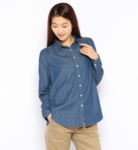 ショルダーギャザーシャツ