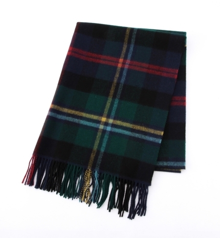 【MORE12月号掲載】GLEN PRINCE/大判WOOLチェックストール