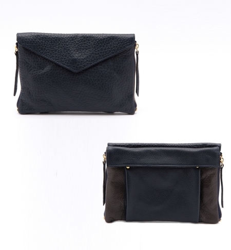 POPCORN/別注2個組レザーポーチマルチ