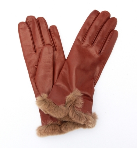 【GINGER12月号掲載】 PICAROS GLOVES/ファーグローブ