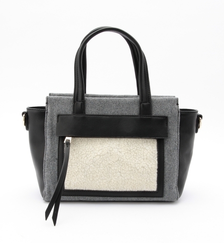 【ナノ・ユニバース/nano・universe】 異素材コンビバイカラートート [送料無料]