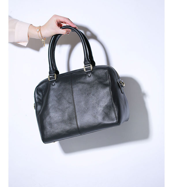 MANZONI/レザーボストンバッグ゛/L