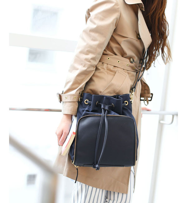 【ナノ・ユニバース/nano・universe】 ドロストショルダーバッグ [送料無料]