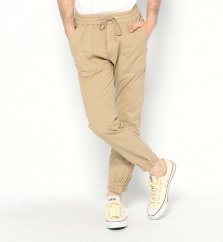 ミリタリーバックサテン ジョガーパンツ