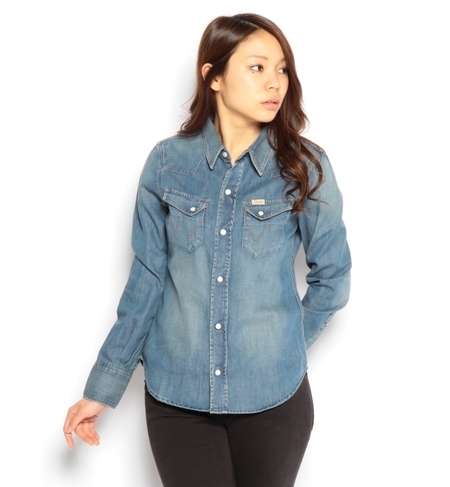 【ナノ・ユニバース/nano・universe】 Wrangler/NU別注デニムシャツ [送料無料]