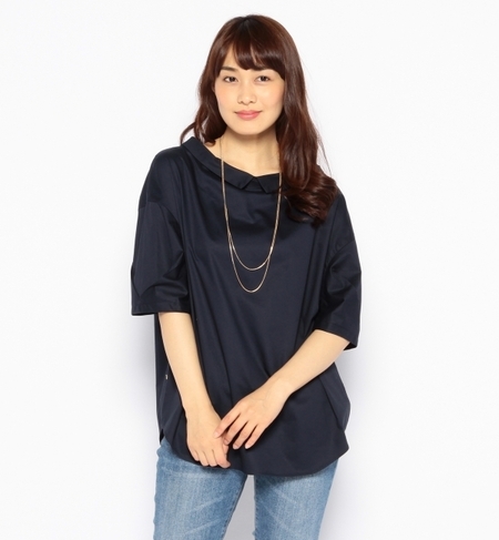 ネックレス付き2wayブラウス