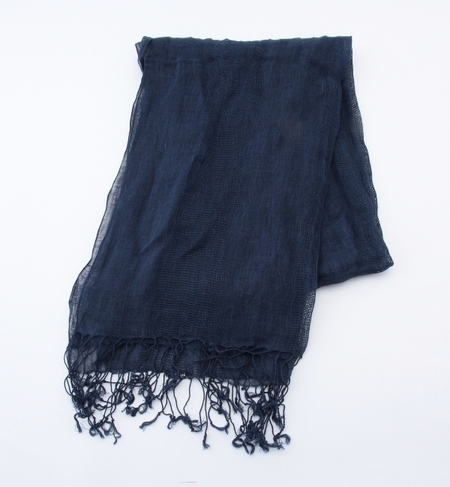 ：リネンカラーストール