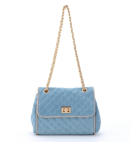 デニムキルティングショルダー