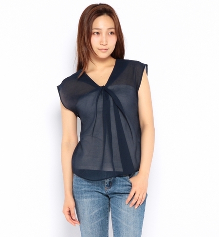 前後2wayタックブラウス