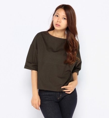 【ナノ・ユニバース/nano・universe】 スクエアコクーンブラウス [送料無料]