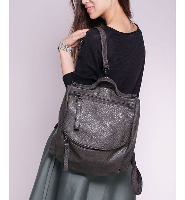 【ナノ・ユニバース/nano・universe】 【2WAY仕様】Fレザーリュック [送料無料]