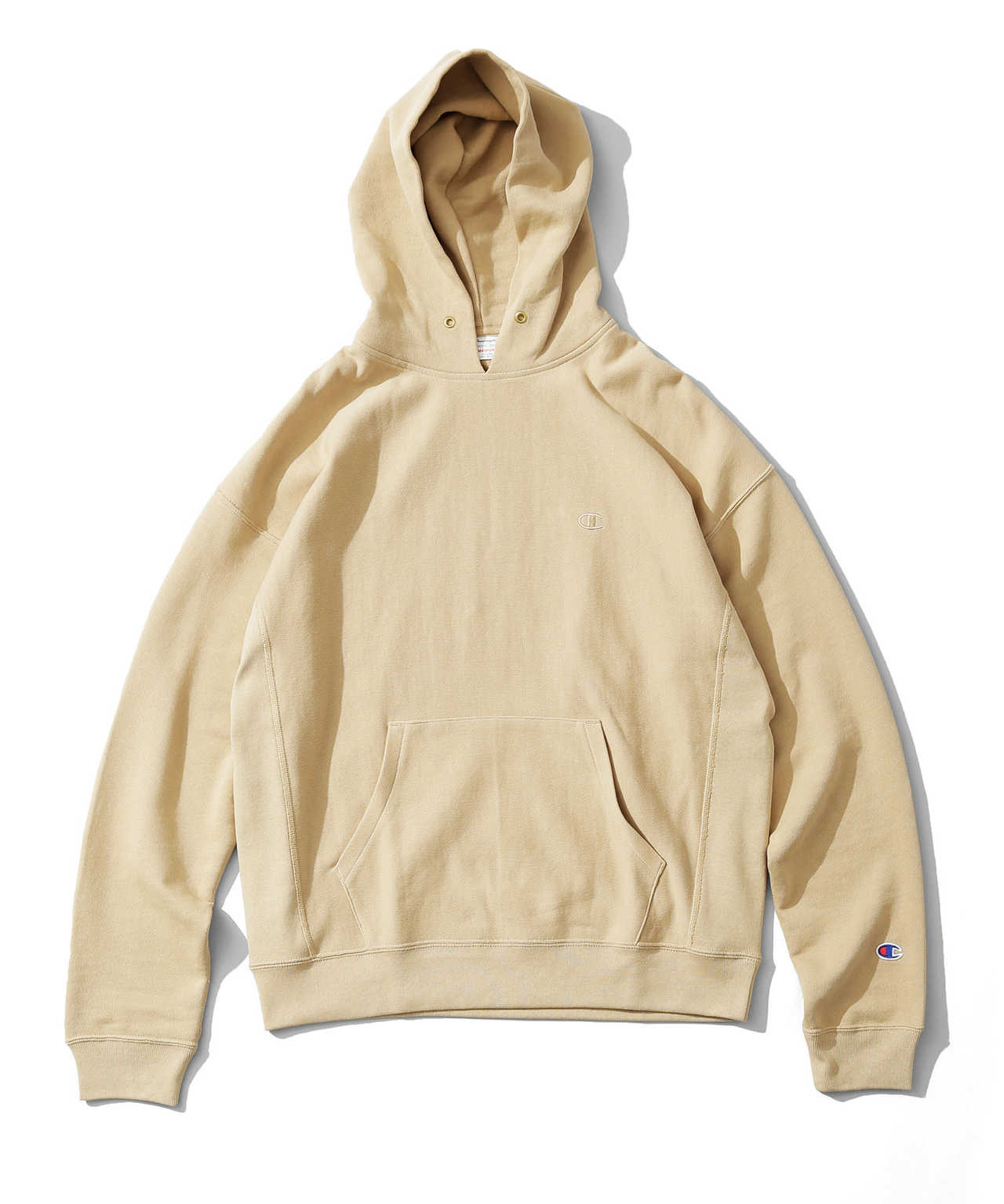 tan champion hoodie