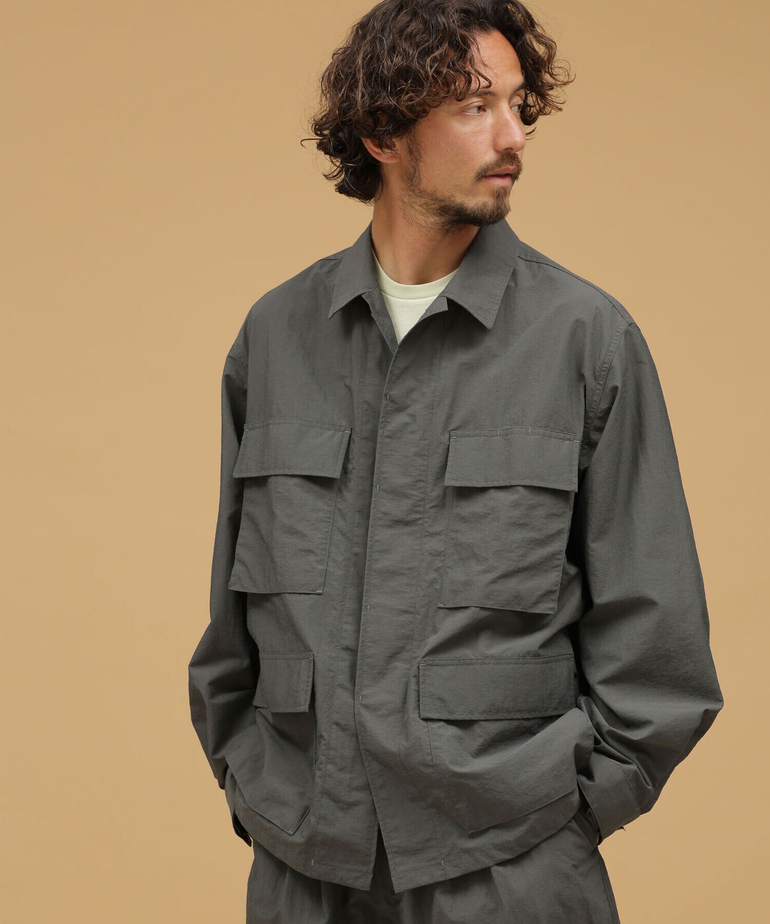 THISISNEVERTHAT ナイロン リップストップ BDU ジャケット ジャケット