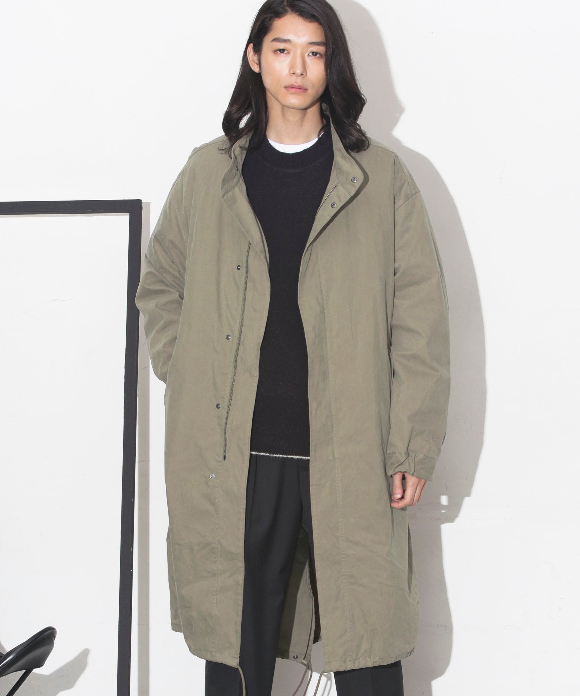 別注】UNUSED BEAMSコラボ 14AW モッズコート スプリングコート-