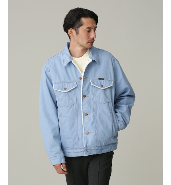 メンズファッションなら|【ナノ・ユニバース/nano・universe】 Wrangler/別注 WRANGLER ボアジャケット