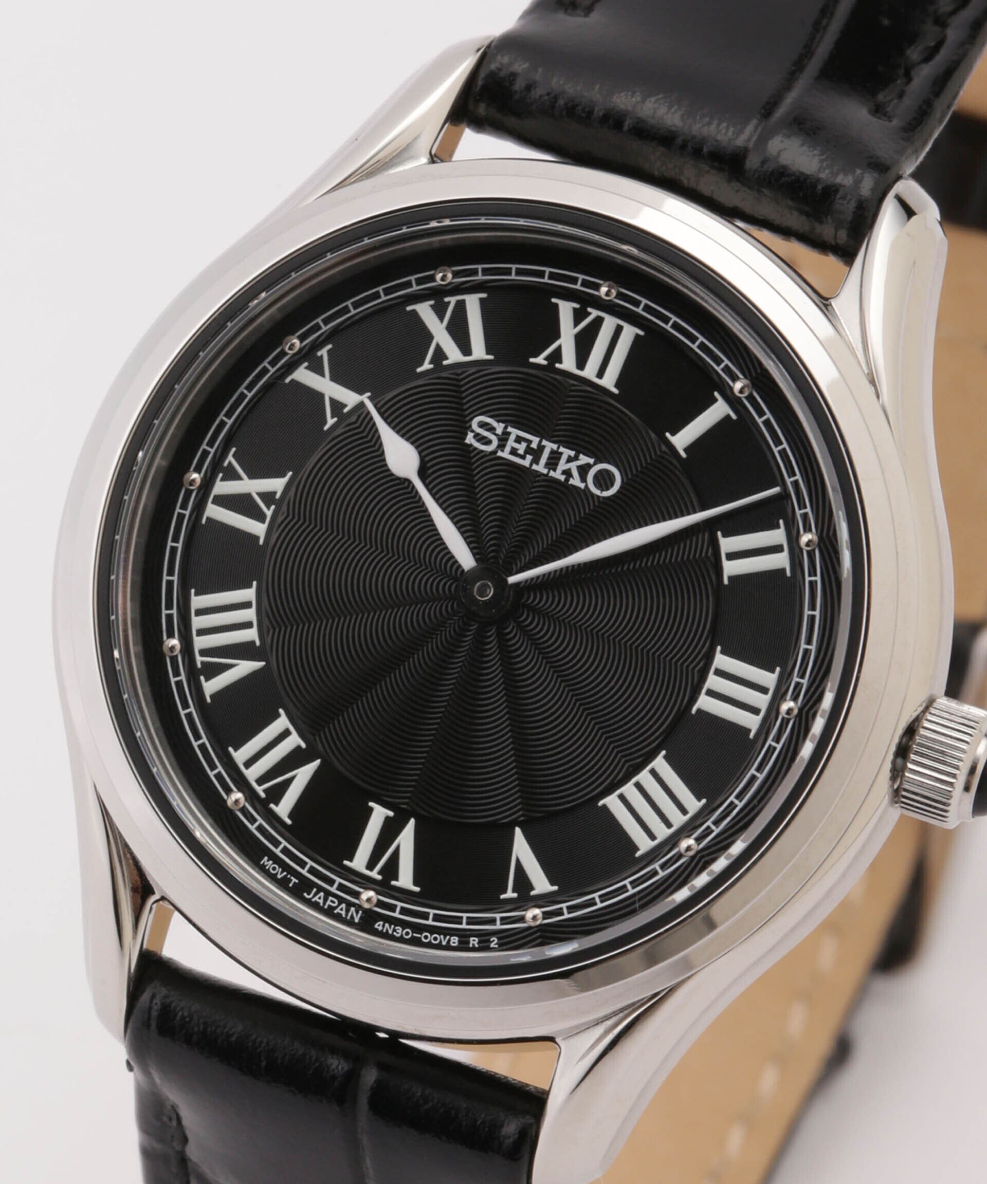 SEIKO/セイコー コラボレーション ラウンド ブラック|nano・universe