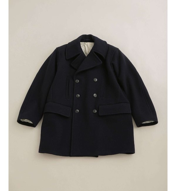 ファッションメンズお薦め|【ナノ・ユニバース/nano・universe】 YLEVE/WOOL MOSSER PEA COAT