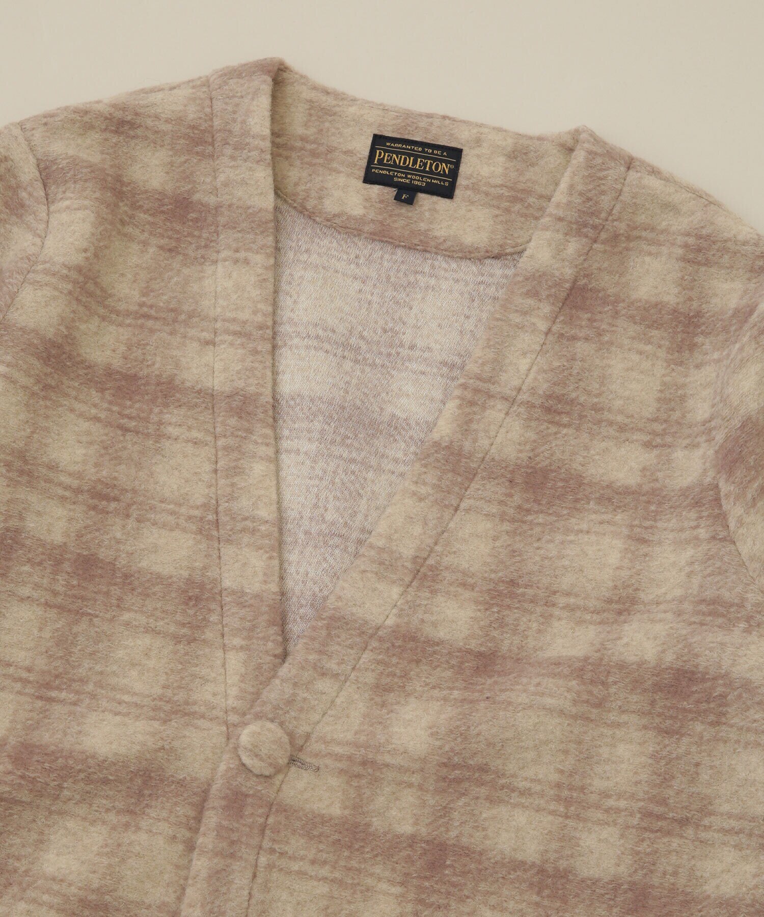 PENDLETON/別注 Switching V neck Cardigan