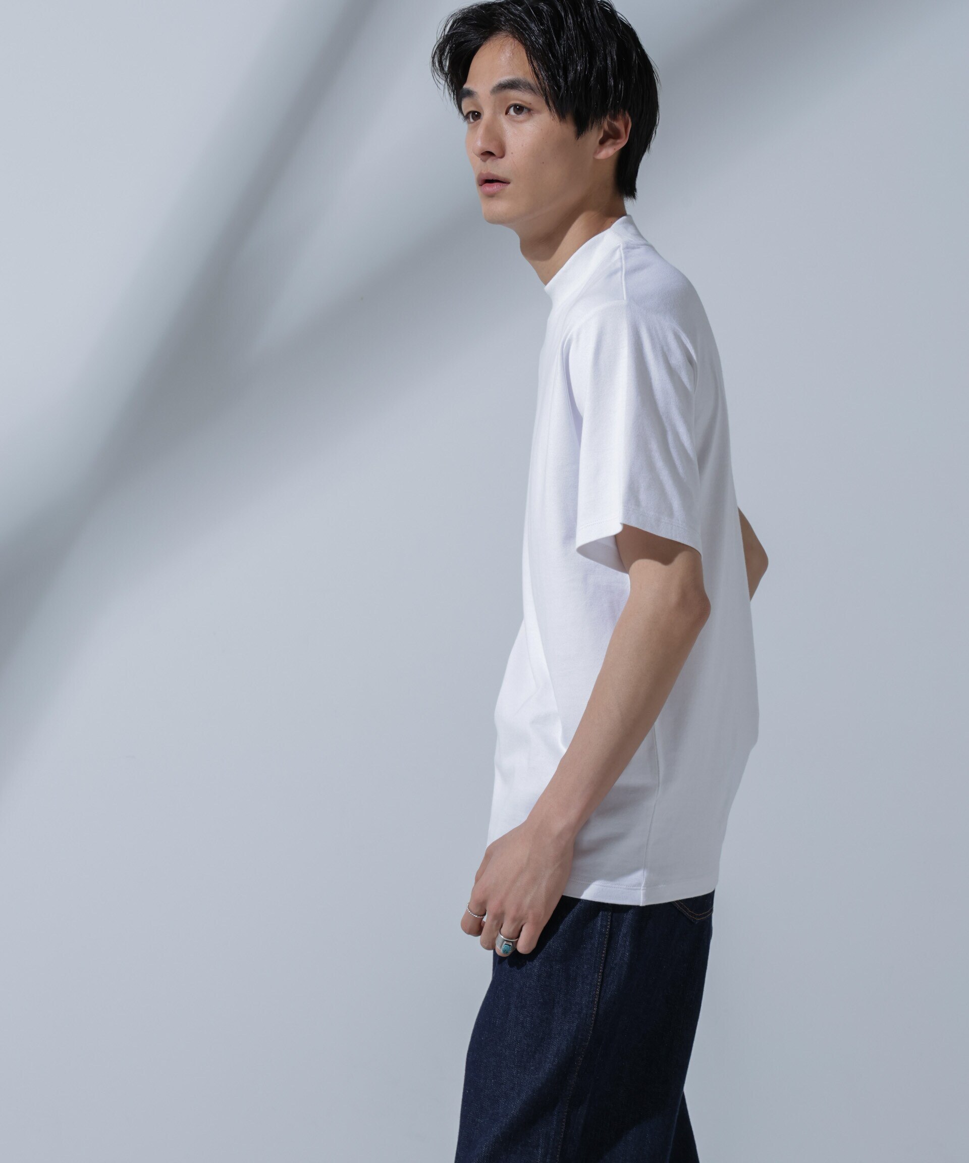 Champion×nano・universe/チャンピオン別注 UネックTee|nano・universe