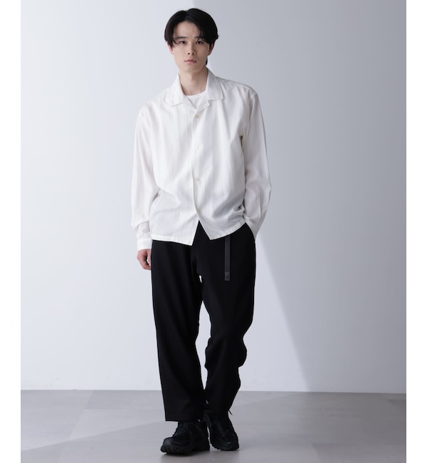 モテ系ファッションメンズ|【ナノ・ユニバース/nano・universe】 GRAMiCCi/別注 WOOL LIKE DART PANT