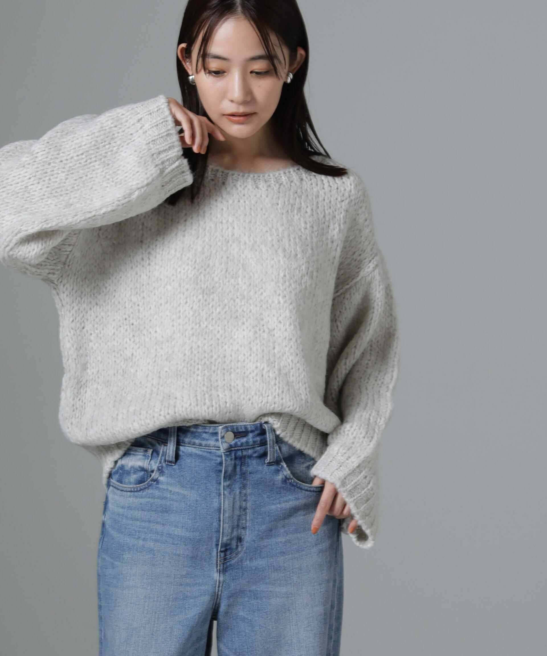 Tricots Jean Marc(トリコット ジーン マルク) クルーネックニットプルオーバー | B'2nd ( ビーセカンド ) | US  ONLINE STORE（US オンラインストア）