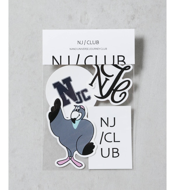 モテ系メンズファッション|【ナノ・ユニバース/nano・universe】 「NJ/CLUB」CARRYSTOCKKIT&BAG ステッカーセット