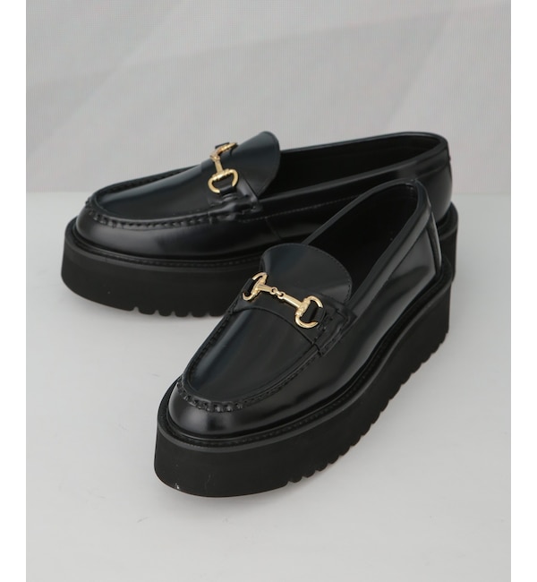 ファッションメンズお薦め|【ナノ・ユニバース/nano・universe】 CAMINANDO/PLATFORM BIT LOAFERS