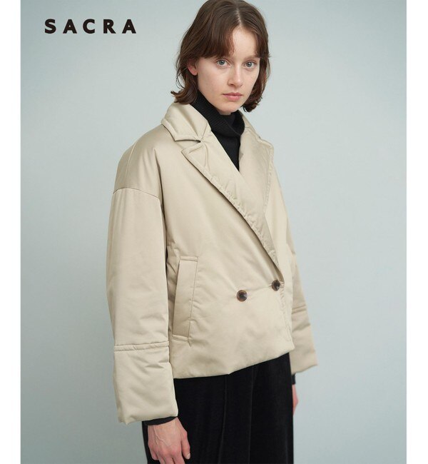 SACRA】パディングタフタ ショートコート|23区(ニジュウサンク)の通販