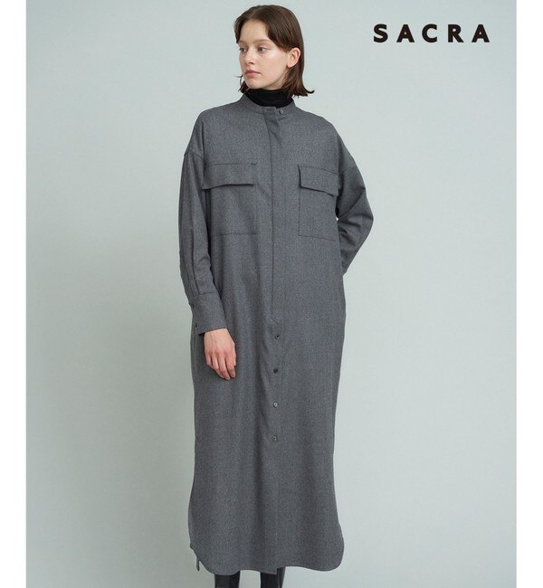 SACRA グレーのワンピース