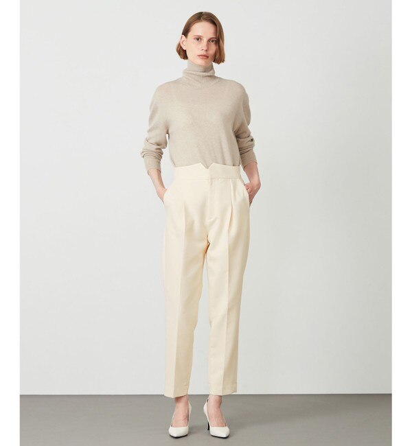 大人気新品をすべて VERY11月号掲載】CASSEL テーパードパンツ|BEIGE,(ベイジ，)の / パンツ