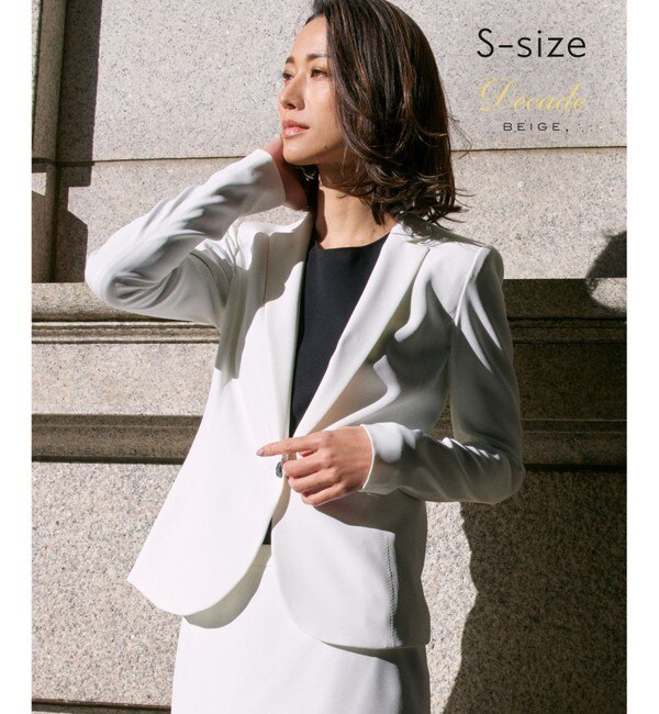 S-size】LUIZA / テーラードジャケット|BEIGE,(ベイジ，)の通販